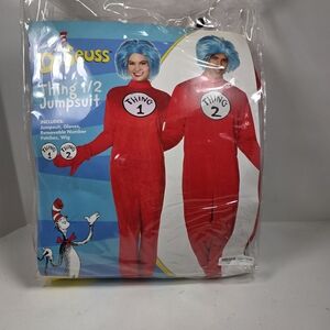 Dr. Seuss Thing 1 and Thing 2 Jumpsuit Costume